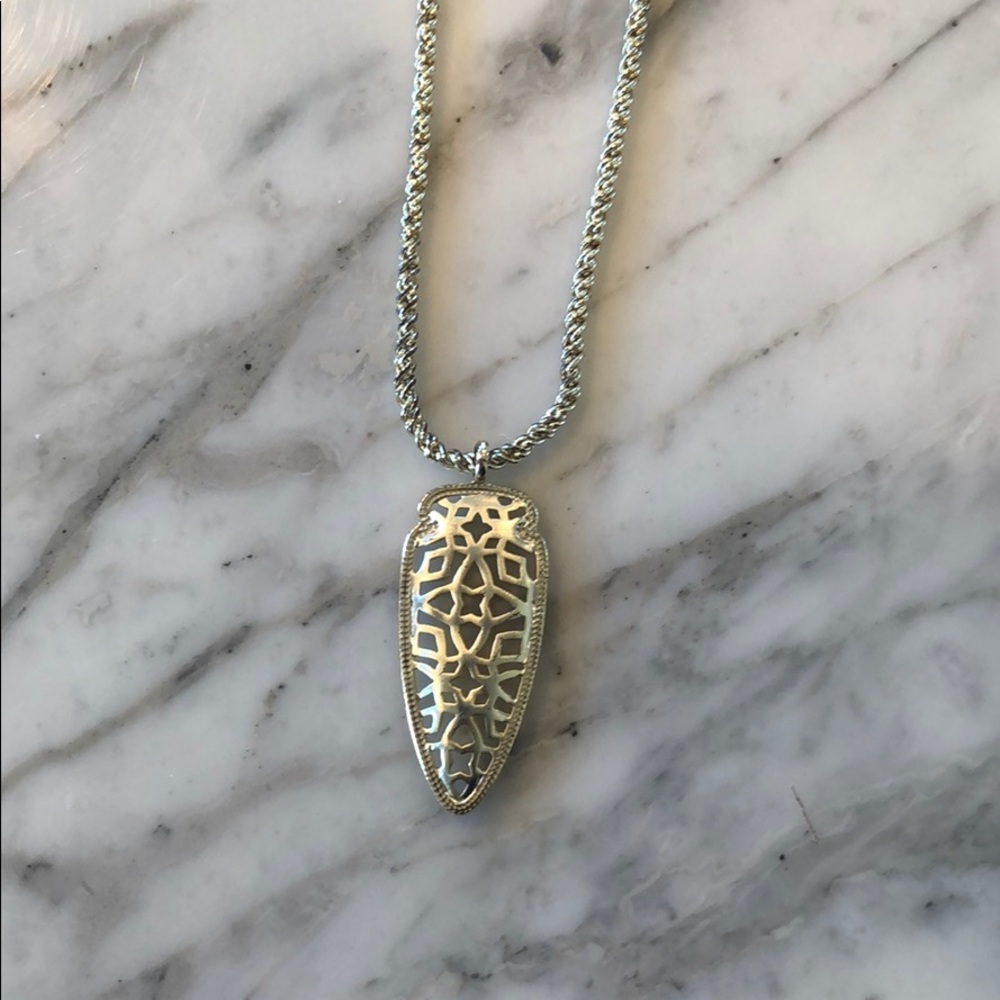 Kendra Scott Sienna Pendant Necklace Gold